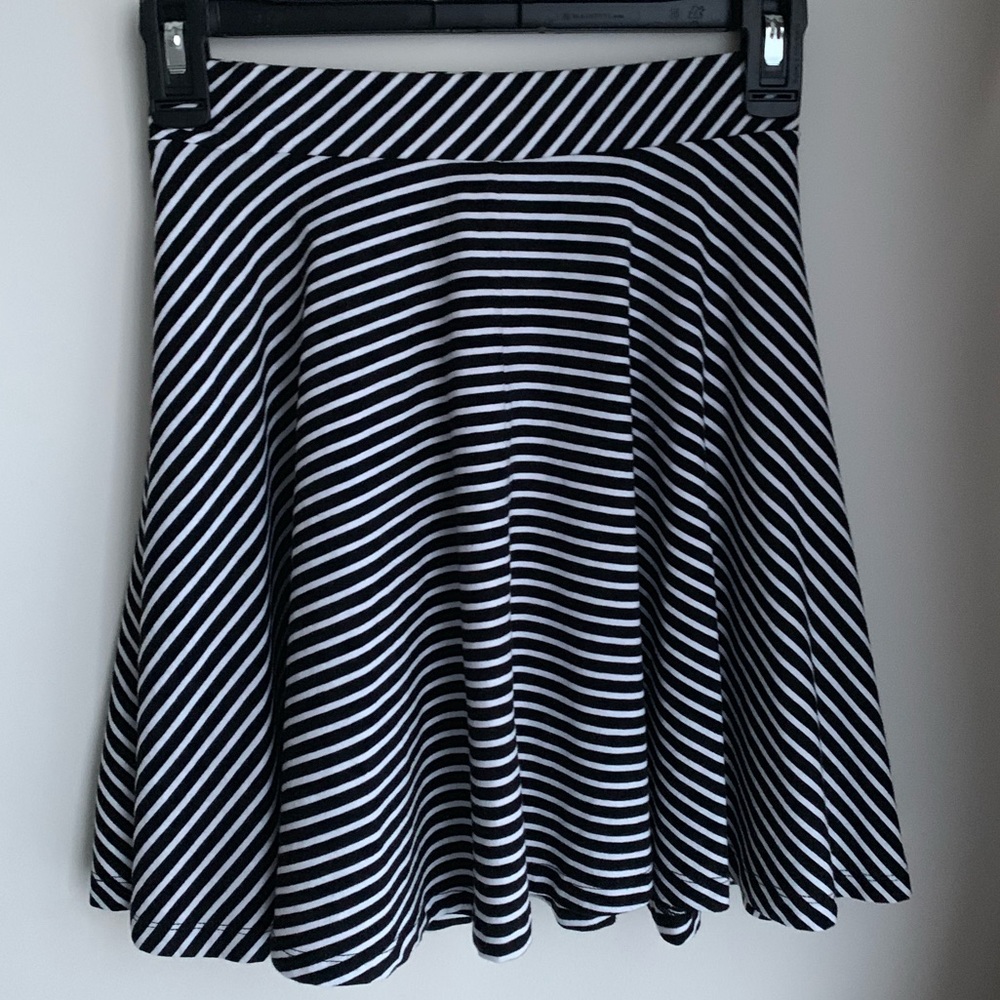 Striped Skater Skirt